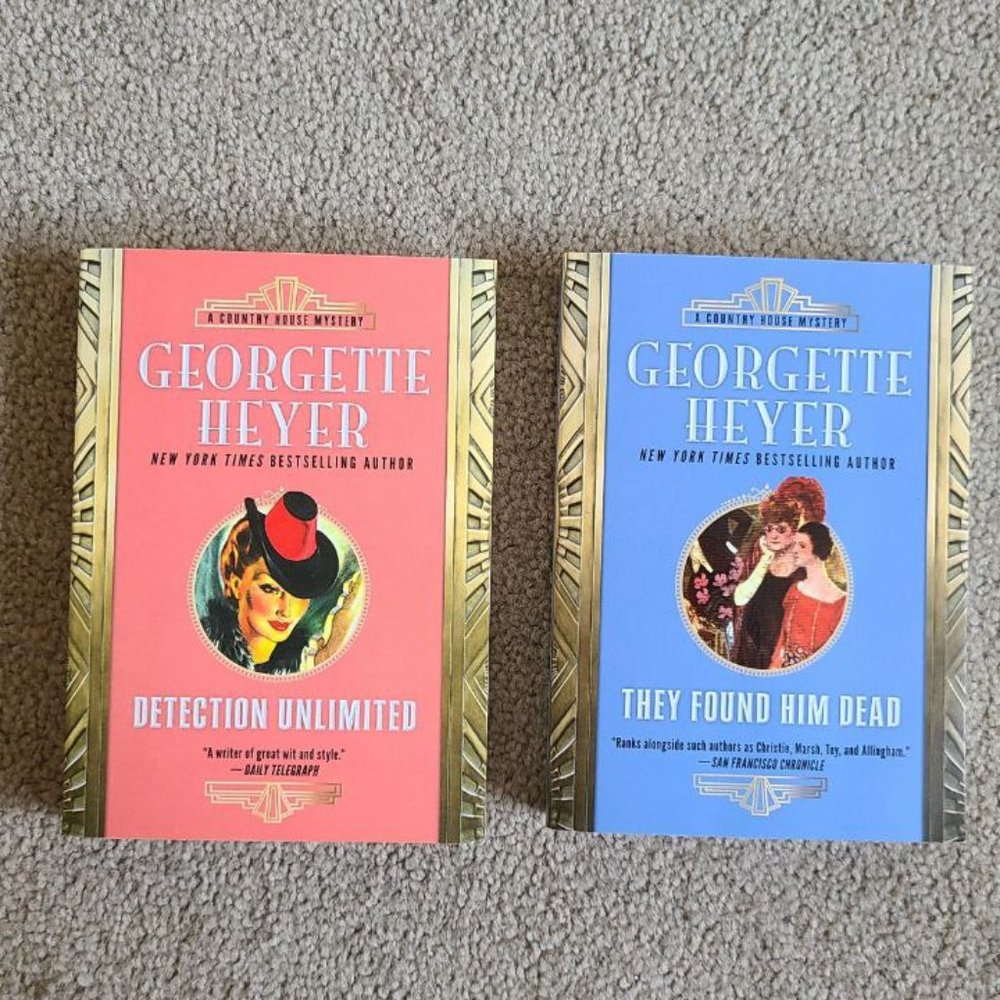 4/20 They Found Him Dead and Detection Unlimited by Georgette Heyer - Paperback